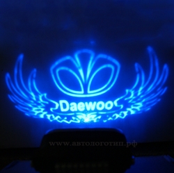 проектор заднего бампера daewoo проекция логотипа на бампер