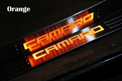 накладки на пороги с подсветкой chevrolet camaro зеркальные накладки на пороги c подсветкой