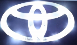 подсветка логотипа toyota reiz подсветка логотипа