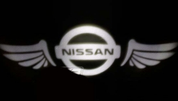 проектор заднего бампера nissan проекция логотипа на бампер