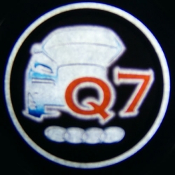 беспроводная подсветка дверей с логотипом audi q7 5w беспроводная подсветка дверей 5w