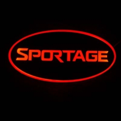 светящийся логотип kia sportage 2d логотипы