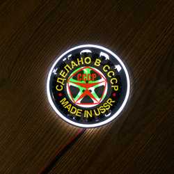 светящийся логотип skoda fabia объёмные логотипы