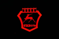 светящийся логотип газ газель логотип газ