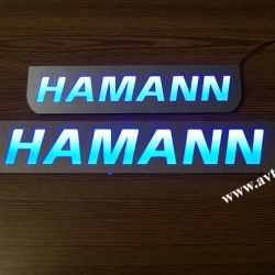 накладки на пороги hamann с подсветкой зеркальные накладки на пороги c подсветкой