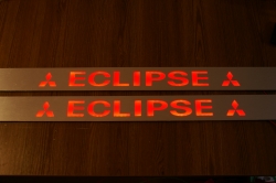 пороги с подсветкой mitsubishi eclipse зеркальные накладки на пороги c подсветкой