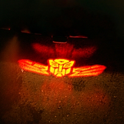проектор заднего бампера autobot проекция логотипа на бампер