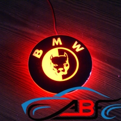 светящийся логотип bmw pitbull pitbull