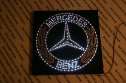 светящийся логотип-герб для грузовика mercedes benz логотип мерседес