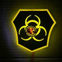 светящийся логотип quarantine (карантин) спецзаказы