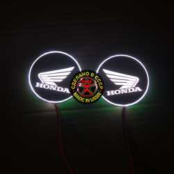 2d светящийся логотип honda на мотоцикл мотоциклы