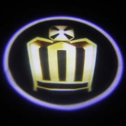 подсветка дверей с логотипом crown 5w mini подсветка дверей mini 5w (врезная)
