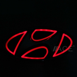 5d светящийся логотип hyundai 10,2*5,2см 5d логотипы
