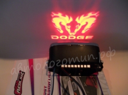 проектор заднего бампера dodge проекция логотипа на бампер
