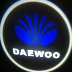 подсветка дверей с логотипом daewoo 7w mini подсветка дверей mini 7w (врезная)