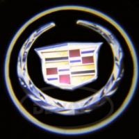 подсветка дверей с логотипом cadillac 5w mini подсветка дверей mini 5w (врезная)