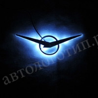 Подсветка логотипа + логотип UAZ (УАЗ)