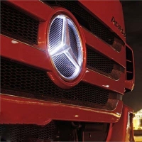 Подсветка логотипа грузовика Mercedes Actros mp5