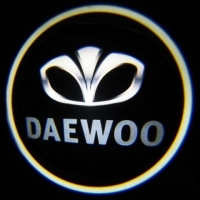 подсветка дверей с логотипом daewoo 5w mini подсветка дверей mini 5w (врезная)