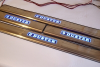 накладки на пороги с подсветкой renault duster renault накладки на пороги с подсветкой рено