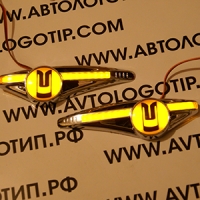 светодиодный поворотник с логотипом азлк поворотники с логотипом