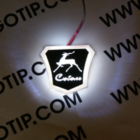 светящийся логотип газ (соболь) объёмные логотипы