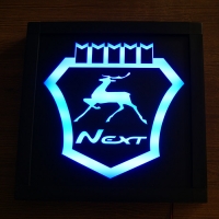 Светящийся логотип Газель Некст