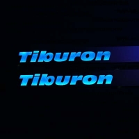 Накладки на пороги с подсветкой Hyundai Tiburon