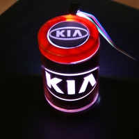 пепельница с подсветкой kia пепельница с логотипом автомобиля 2d