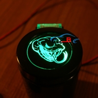 пепельница с подсветкой кобра пепельницы с подсветкой логотипа