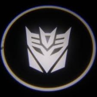 Беспроводная подсветка дверей с логотипом Decepticons 5W
