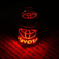 пепельница с подсветкой логотипа toyota пепельница с логотипом автомобиля 2d