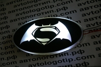 светящийся логотип kia sportage batman &amp; superman 2d логотипы