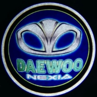 Беспроводная подсветка дверей с логотипом Daewoo nexia