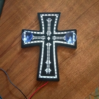 Светодиодный крест двухконтурный