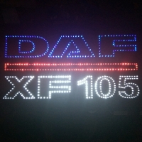 большой светодиодный логотип daf xf105 логотипы даф