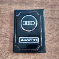 Обложка на документы с логотипом Audi