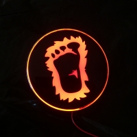 светящийся логотип skoda yeti yeti