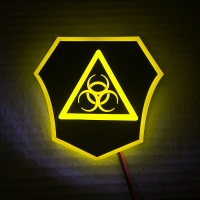 Светящийся логотип Quarantine (Карантин)