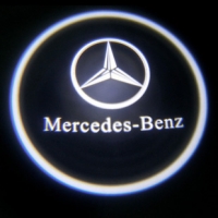 подсветка дверей с логотипом mercedes 5w mini подсветка дверей mini 5w (врезная)