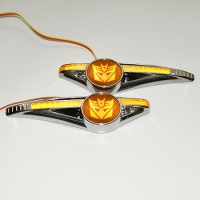 светодиодный поворотник с логотипом decepticon поворотники с логотипом