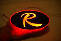 светящийся объёмный логотип kia new sorento r объёмные логотипы