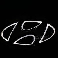 5d светящийся логотип hyundai 10,2*5,2см 5d логотипы