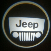 подсветка дверей с логотипом jeep 7w mini подсветка дверей mini 7w (врезная)
