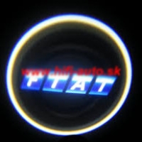 подсветка дверей с логотипом fiat 7w mini подсветка дверей mini 7w (врезная)
