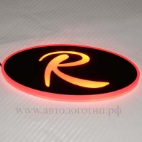 светящийся объёмный логотип kia sportage r объёмные логотипы