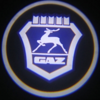 Беспроводная подсветка дверей с логотипом ГАЗ 5W