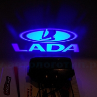 проектор заднего бампера lada проекция логотипа на бампер