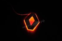 подсветка логотипа renault logan, перед подсветка логотипа