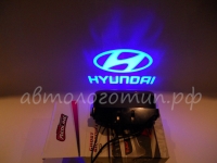 проектор заднего бампера hyundai проекция логотипа на бампер